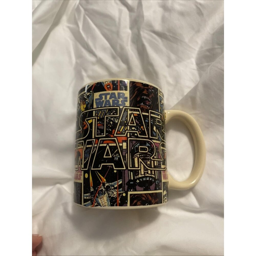 Star Wars Comic Mug Jerry‎ Leigh Chewbacca Darth Vader Luke Jedi Master Cup Gift